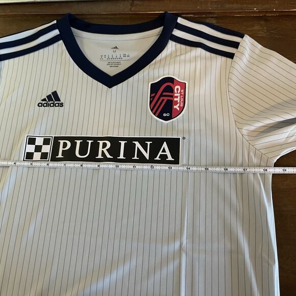 NWT Adidas St. Louis City Soccer 2023 Inaugural Season Away Jersey Gray Men's M - Picture 5 of 16